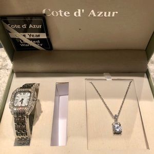 Ladies Watch and Necklace